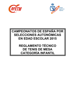 Tenis de Mesa 2015