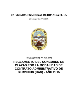 (cas) – año 2015 - Universidad Nacional de Huancavelica