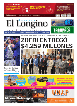 ZOFRI ENTREG&Oacute; $4.259 MILLONES