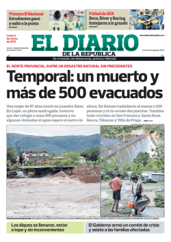 Desbordó el Río Nuevo y causó cortes de ruta