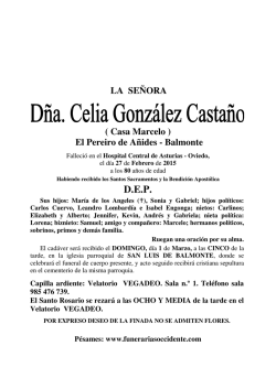 CELIA GONZALEZ CASTAÑO-PIANTON