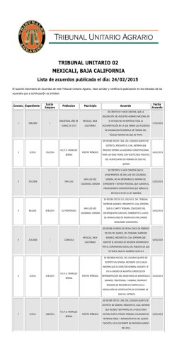 24 - Tribunal Unitario Agrario Distrito 2