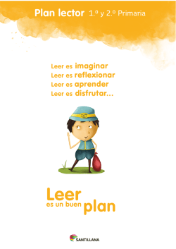 Plan lector - Leer es un buen plan