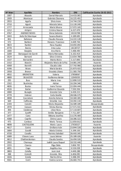Descargar resultados de la evaluaci&oacute;n escrita
