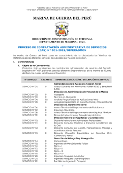 Descargar convocatoria - Marina de Guerra del Perú