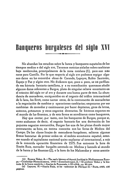 Banqueros burgaleses del siglo XVI