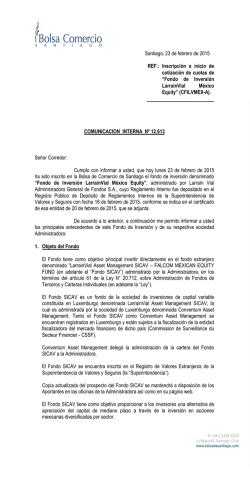 CI 12613 Inscripción Fondo Larraín Vial