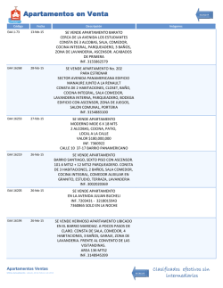 Apartamentos en Venta