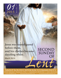 Second Sunday of Lent - Saint Louis Catholic Church