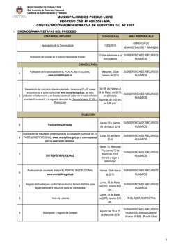 municipalidad de pueblo libre contratación administrativa de