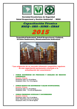 Capacitación 2015