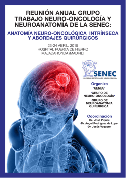 reunión anual grupo trabajo neuro-oncología y