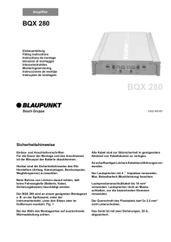 BQX 280 - Blaupunkt
