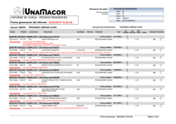 INFORME DE CARGA - PEDIDOS PENDIENTES