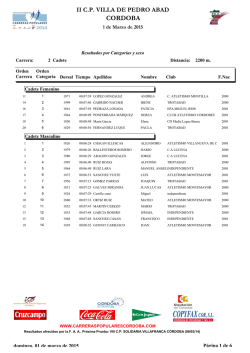 Categorías Inferiores