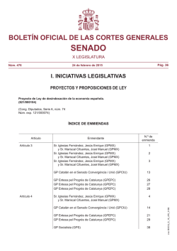 Proyecto de Ley de desindexación de la economía española. (621