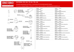PEQUE&Ntilde;A MAQUINARIA ELECTRICA / BATIDORAS
