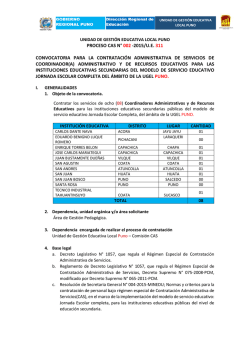 PARA COORDINADOR ADMINISTRATIVO