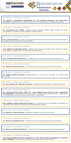 PRESENTACION TRIBUTARIA 39 JORNADAS