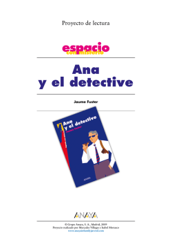 Ana y el detective - Anaya Infantil y Juvenil