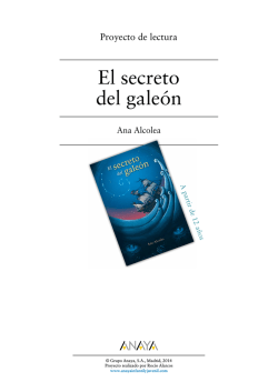 El secreto del galeón. Proyecto de lectura