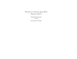 Horarios en formato PDF - Facultad de Ciencias