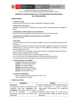 CAS Nro. 157-2014-MINCETUR/VMCE/DNINCI