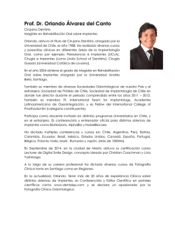 Prof. Dr. Orlando Álvarez del Canto