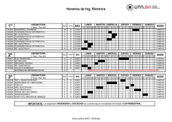 horarios 2015