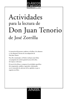 Don Juan Tenorio - Anaya Infantil y Juvenil