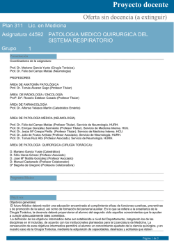 Proyecto docente