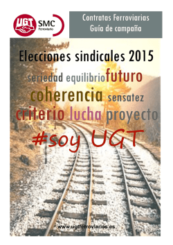 Elecciones sindicales 2015 - Sector Federal Ferroviarios