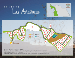 Plano Reserva Las Añañucas
