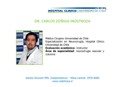 dr. carlos zúñiga inostroza - Hospital Clínico Universidad de Chile
