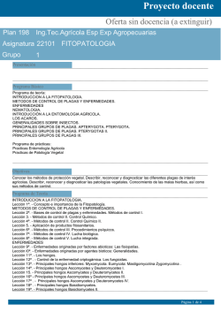 Proyecto docente