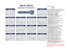 2015-2016 Overview Calendar