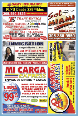 Colombia - Magazine Sol Miami
