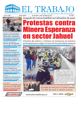 Juzgado de Letras habilitó servidumbre de paso