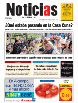NDLR - 7 marzo 2015 - Noticias de La Rioja