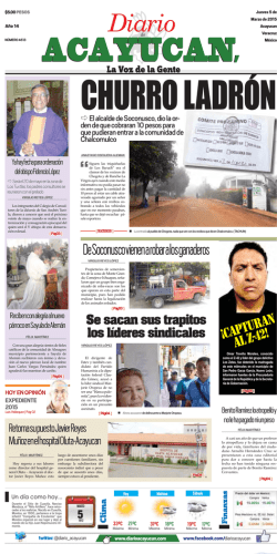 edición impresa - Diario de Acayucan