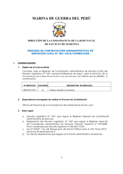 Descargar convocatoria - Marina de Guerra del Perú
