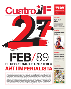 Cuatro F 14.indd - Partido Socialista Unido de Venezuela