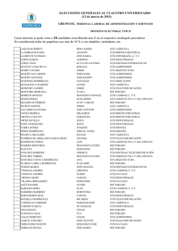 Como máximo se pude votar a 10 candidatos inscribiendo una X en