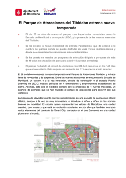 El Parque de Atracciones del Tibidabo estrena nueva temporada