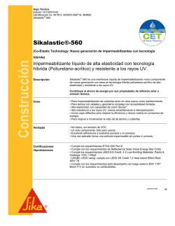 Sikalastic-560 - Sika Mexicana