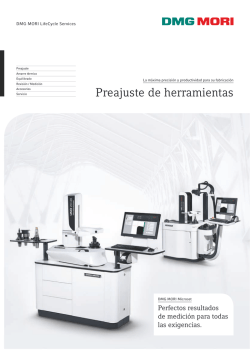 Preajuste de herramientas