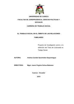 UNIVERSIDAD DE CUENCA - Repositorio Digital de la Universidad