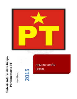 SÍNTESIS Informativa 06-Marzo-2015