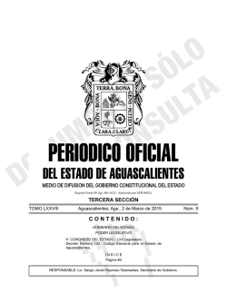 Nuevo código electoral para el estado de Aguascalientes