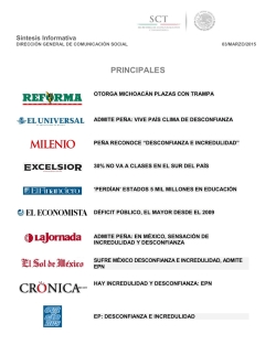 PRINCIPALES - Secretaría de Comunicaciones y Transportes